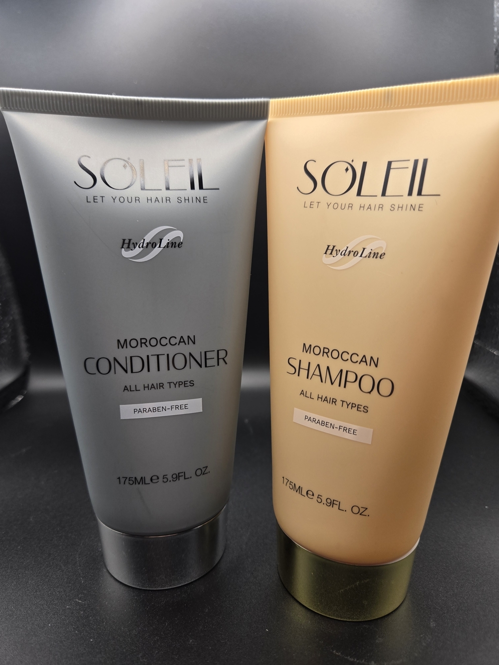 HydroLine Moroccan Shampoo & Conditioner Set 175 mL Paraben-Free